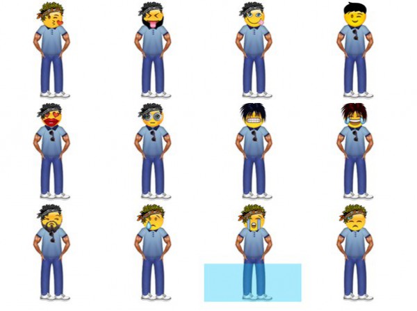 Стикеры Emoji body people